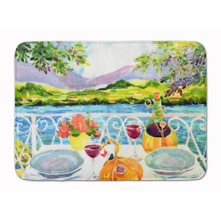 Carolines Treasures Afternoon of Grape Delights Wine Machine Washable Memory Foam Mat 6139RUG